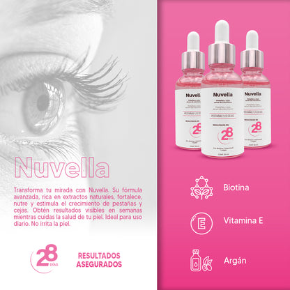 NUVELLA - SERUM DE PESTAÑAS Y CEJAS